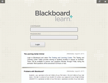 Tablet Screenshot of blackboard.southark.edu